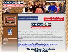 Tablet Screenshot of kckm1330.com
